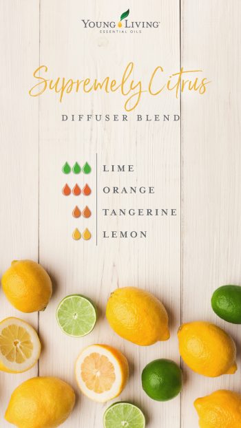 Supremely Citrus diffuser blend